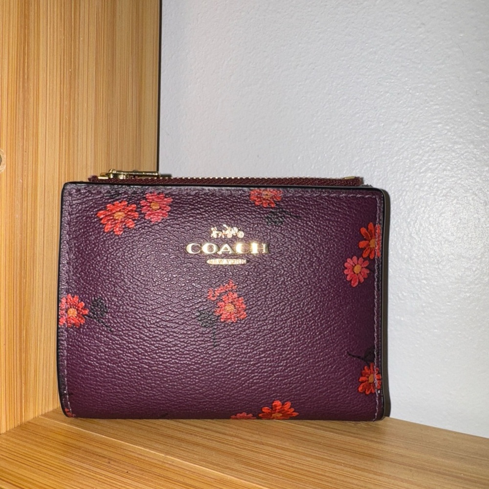 Coach Purple Floral Women's Wallet